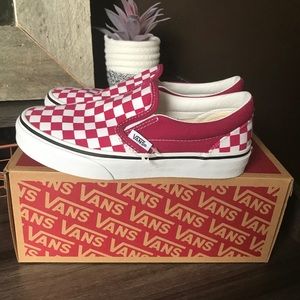 New vans slip on checkerboard